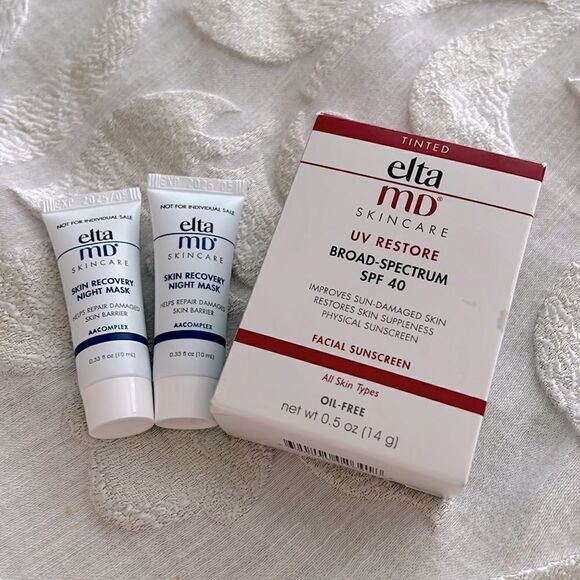 Elta MD anti aging UV Restore and Skin Recovery Bundle, NIB - Picture 1 of 2